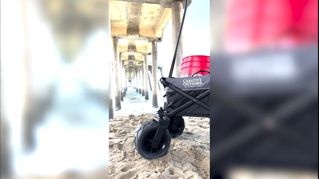 Amazon.com : Creative Outdoor Beach Hauler XXL Heavy Duty Hauler